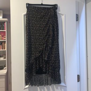 New look floral midi skirt